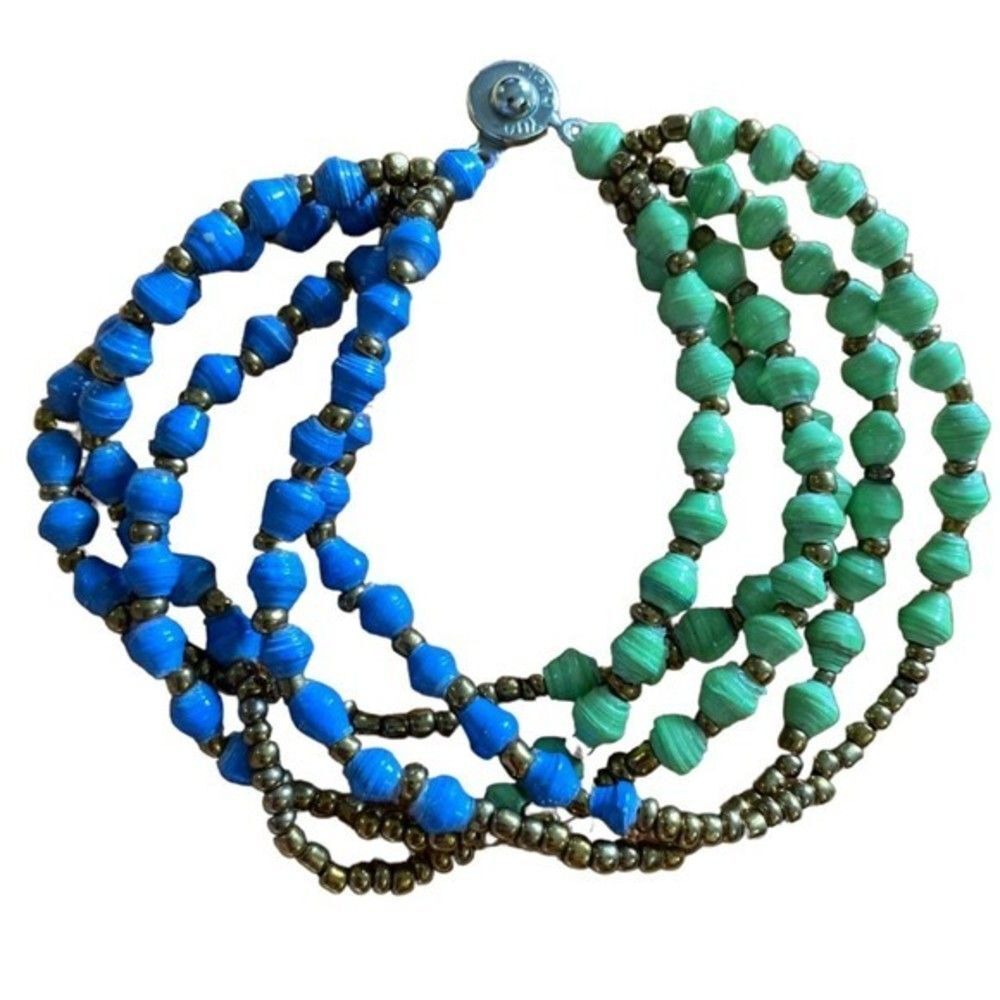 TENG‎ YUE Layered Beaded Bracelet